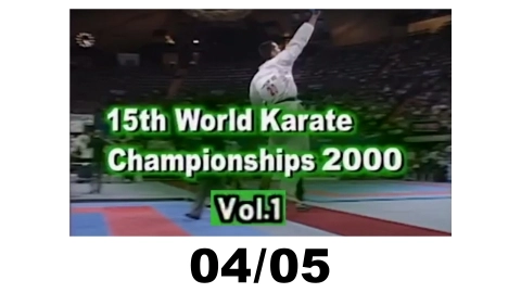 15th World Karate Championships 2000 vol.1 04/05
