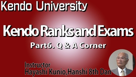 Kendo University Kendo Ranks and Exams