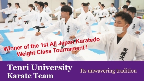 Tenri University  Karate Team  Its unwavering tradition