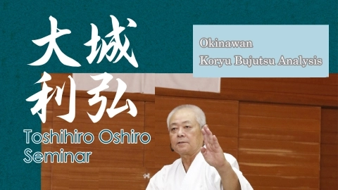Toshihiro Oshiro Seminar Okinawan Koryu Bujutsu Analysis