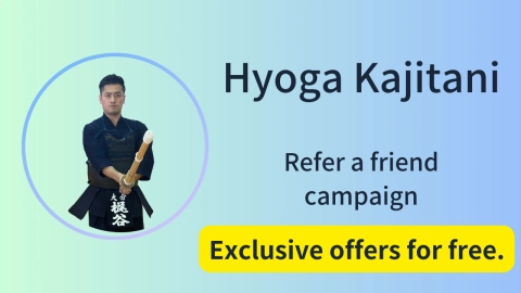From Hyoga Kajitani - Join the Online Dojo Referral Program and Unlock Exclusive Rewards!
