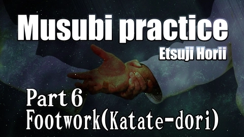 Musubi practice, part 6, Footwork (Katate-dori)
