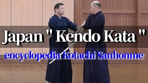 Japan "Kendo Kata(Kendo Form)" encyclopedia Kotachi Sanhonme