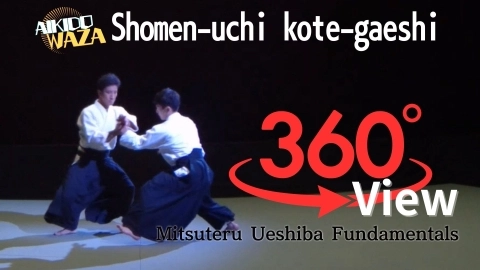 Part 24 Shomen-uchi kote-gaeshi, 360°View by Mitsuteru Ueshiba - Fundamentals