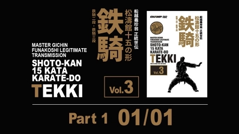 SHOTO-KAN 15 KATA Vol.3 TEKKI