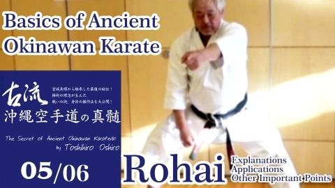 The Secret of Ancient Okinawan Karatedo  by Toshihiro Oshiro Part 5