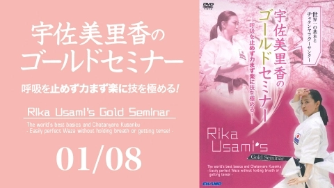 Rika Usami's  Gold Seminar  The world's best basics and Chatanyara Kusanku Part 1