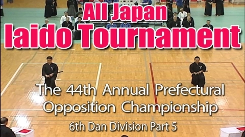 The 44th Annual All Japan Iaido Prefectural Opposition Championship Tournament - 6th Dan Division Part 5