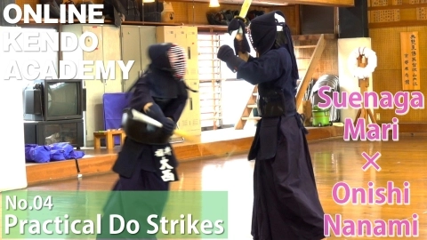 ONLINE KENDO ACADEMY Suenaga Mari(A.K.A.Yamamoto Mariko)×Onishi Nanami Part4 Practical Do Strikes