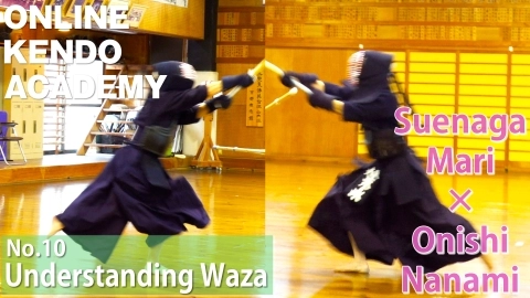 ONLINE KENDO ACADEMY Suenaga Mari(A.K.A.Yamamoto Mariko)×Onishi Nanami Part10 Close Range Understanding Waza