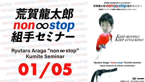 Ryutaro Araga "non  stop" Kumite seminar　Part 1
