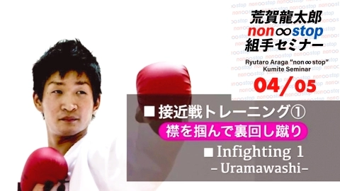 Ryutaro Araga "non  stop" Kumite seminar　Part 4
