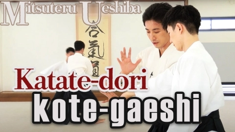 Part 26 Katate-dori kote-gaeshi, ONLINE AIKIDO DOJO by Mitsuteru Ueshiba - Fundamentals