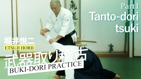Buki-dori practice, Etsuji Horii, part 1, Tanto-dori tsuki