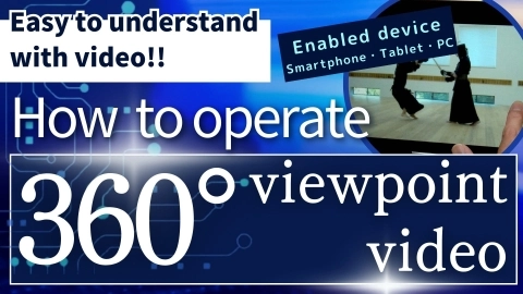 How to operate 360° viewpoint video