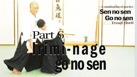 Irimi-nage, go no sen - A consideration of practice - Sen no sen Go no sen