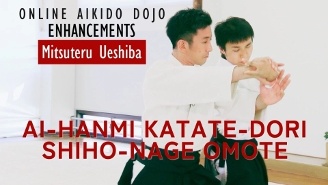 Part 4 Ai-hanmi katate-dori shiho-nage omote, ONLINE AIKIDO DOJO by Mitsuteru Ueshiba - Enhancements