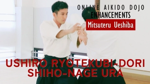 Part 7 Ushiro ryote-dori shiho-nage ura, ONLINE AIKIDO DOJO by Mitsuteru Ueshiba - Enhancements