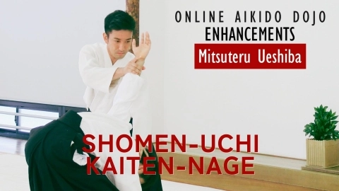 Part 8 Shomen-uchi kaiten-nage, ONLINE AIKIDO DOJO by Mitsuteru Ueshiba - Enhancements