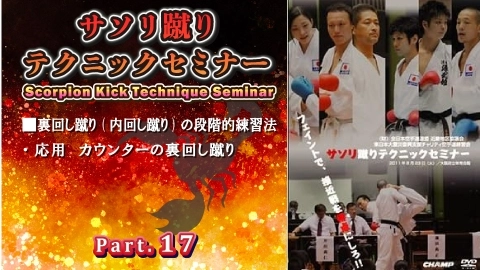 サソリ蹴りテクニックセミナー Part.17